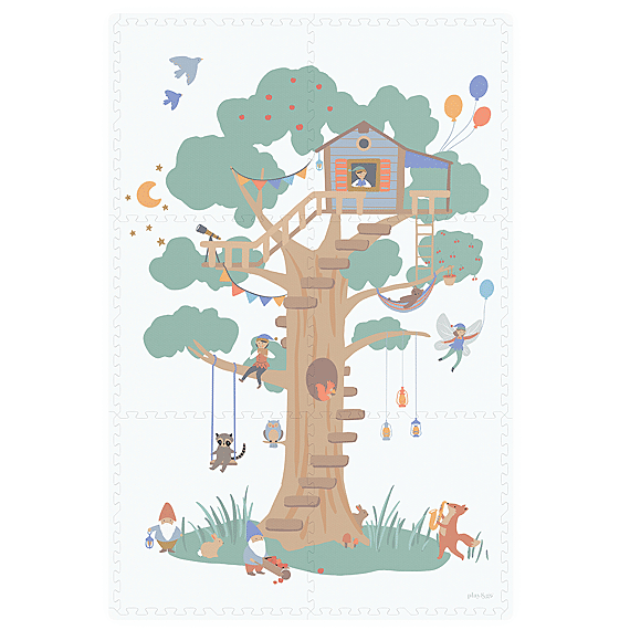 Play&Go Puzzelmat Eevaa Treehouse - 120 X 180 Cm