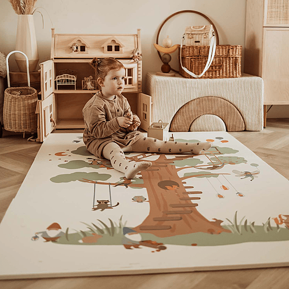 Play&Go Puzzelmat Eevaa Treehouse - 120 X 180 Cm