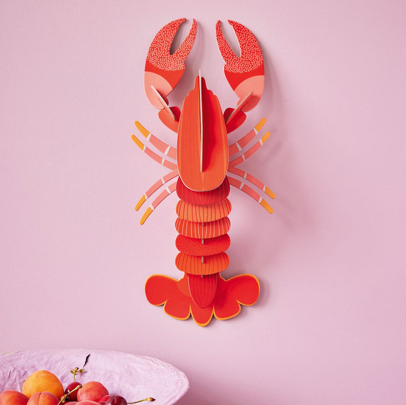 Muurdecoratie Wall Art Giant Sea Creatures  - Lobster