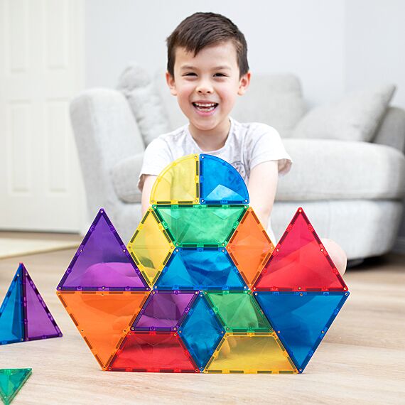 Magnetische bouwstenen Rainbow Shape Expansion Pack | Set van 36