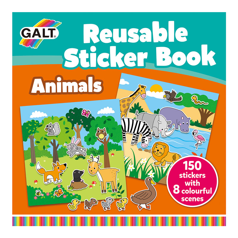 Herbruikbaar stickerboek - Animals