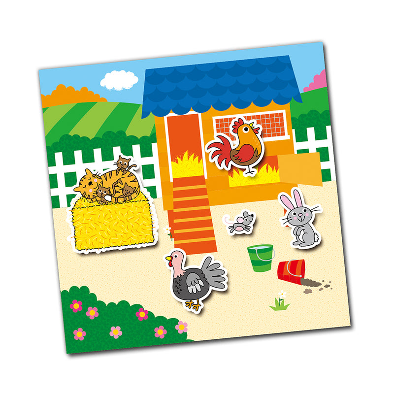 Herbruikbaar stickerboek - Farm