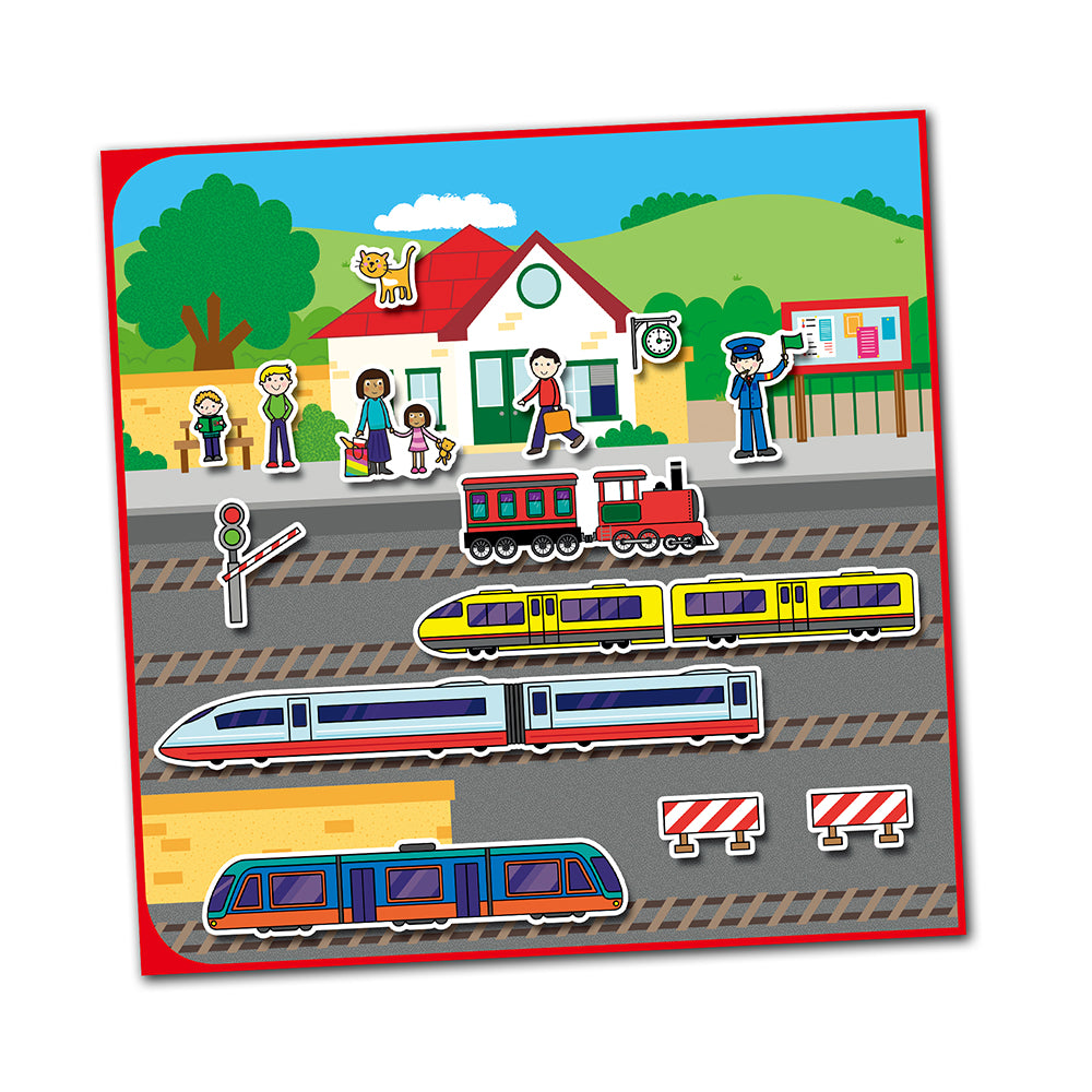 Herbruikbaar stickerboek - Vehicles