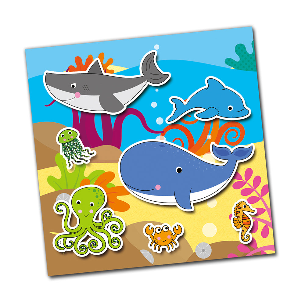 Herbruikbaar stickerboek - Animals