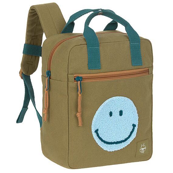 Rugzak - Little One & Me Square Backpack Small Gots Olive