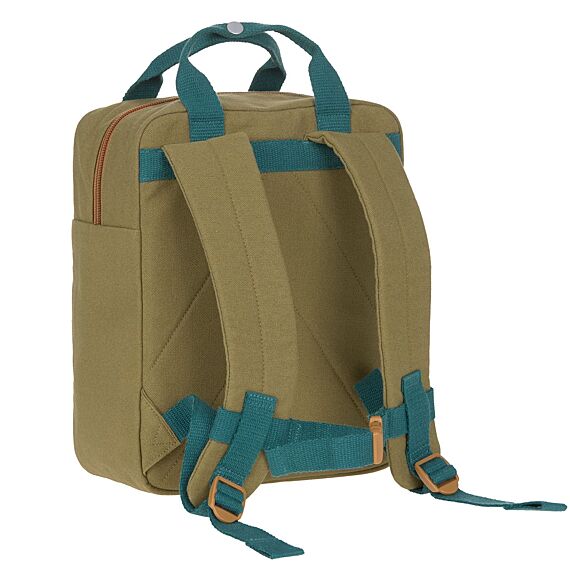 Rugzak - Little One & Me Square Backpack Small Gots Olive