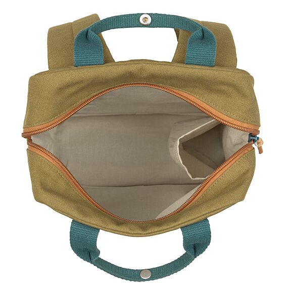 Rugzak - Little One & Me Square Backpack Small Gots Olive