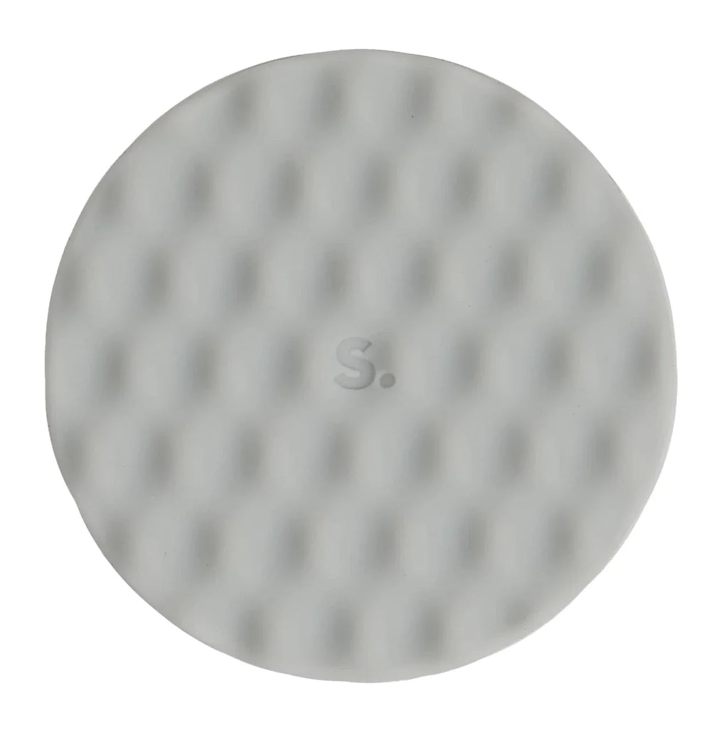 Siliconen sensorische sticker Slabs Circle Mesh Grey