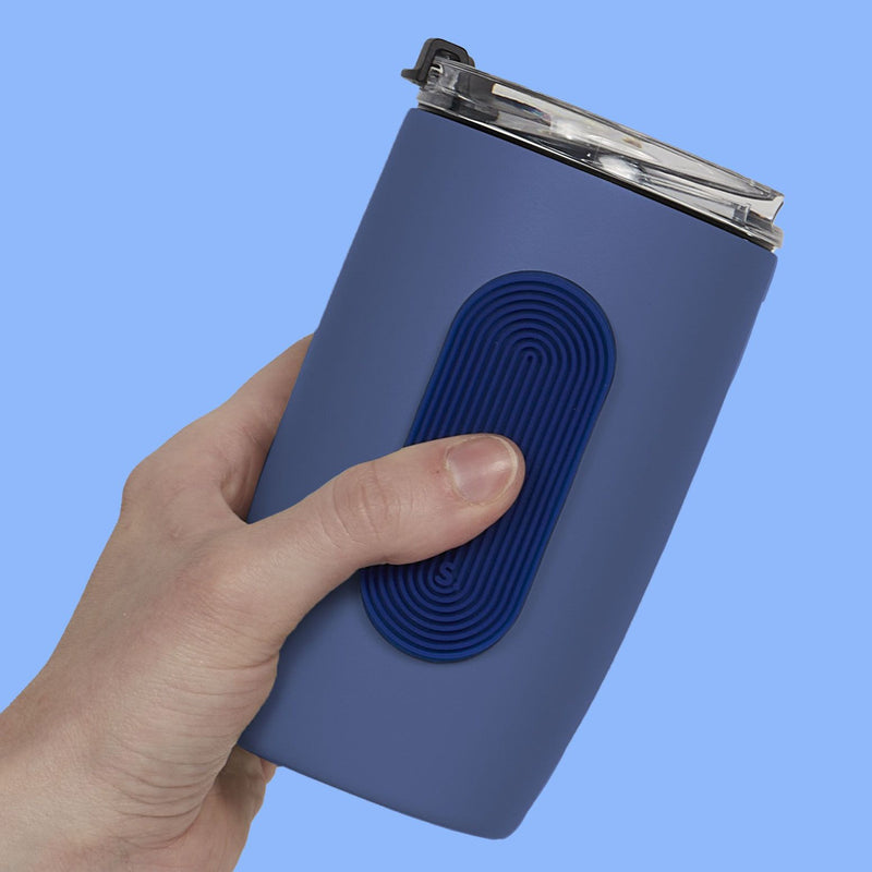 Siliconen sensorische sticker Slabs Tab Groove Blue