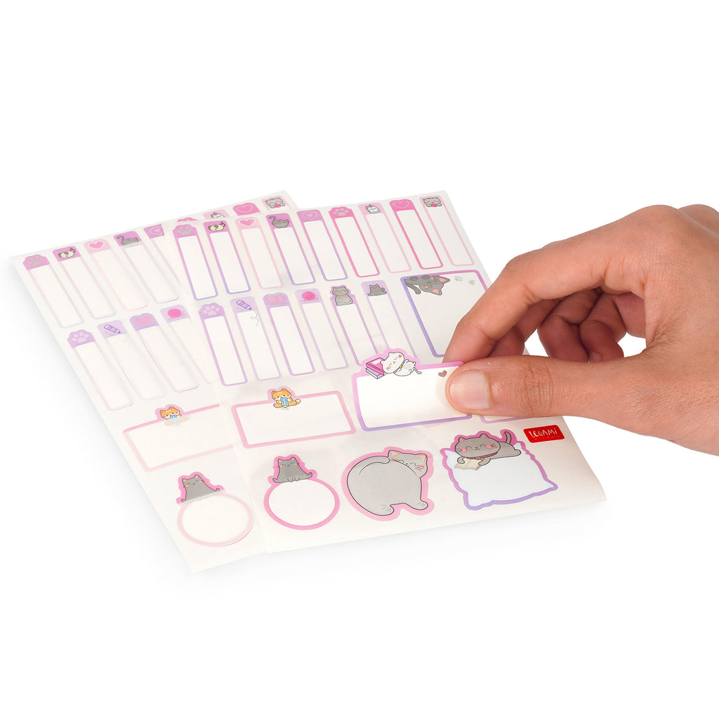Naamlabels My Name Is… - Set Of 66 Adhesive Labels - Kitty