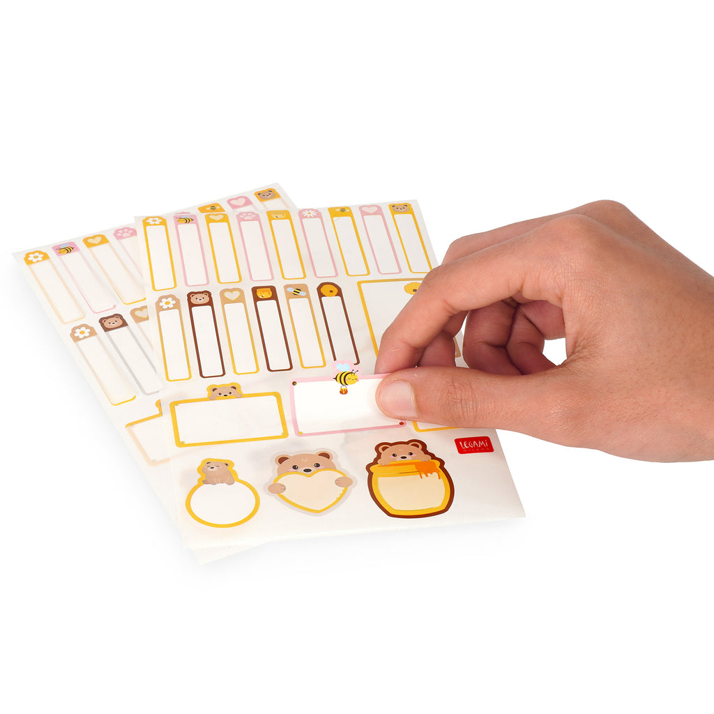Naamlalbels My Name Is… - Set Of 66 Adhesive Labels Teddy