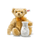 Teddybeer Met Rosenthal Vaas (Met Doos En Certificaat) - 24 Cm