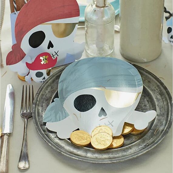 Set Van 8 Feestborden - Pirate Plates