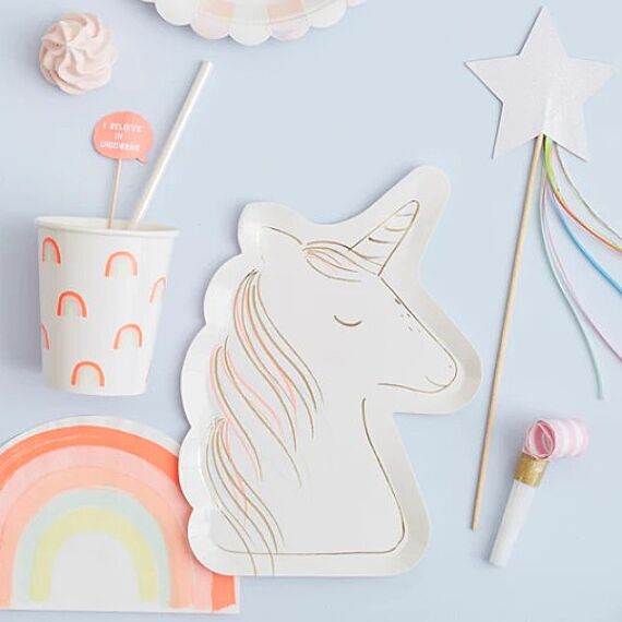 Magical Unicorn Plates