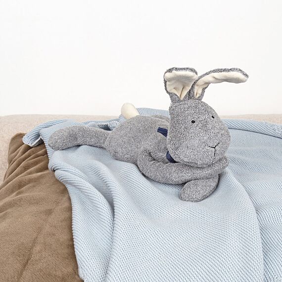 Mommy Musical Rabbit Grey