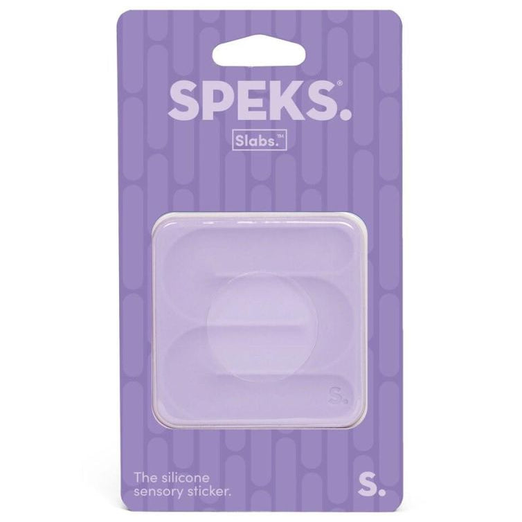 Siliconen sensorische sticker Slabs Square Path Purple