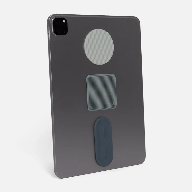 Siliconen sensorische sticker Slabs Tab Path Grey