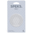 Siliconen sensorische sticker Slabs Circle Mesh Grey