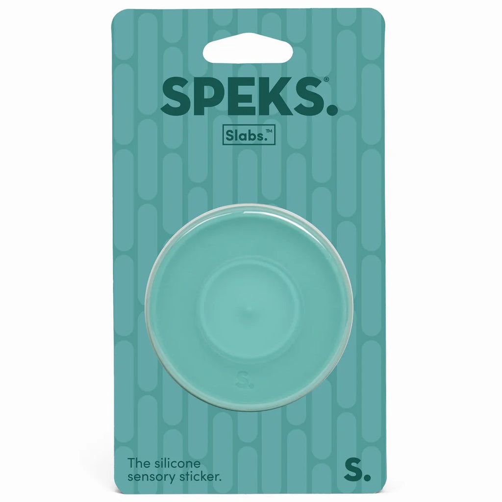 Siliconen sensorische sticker Slabs Circle Path Green
