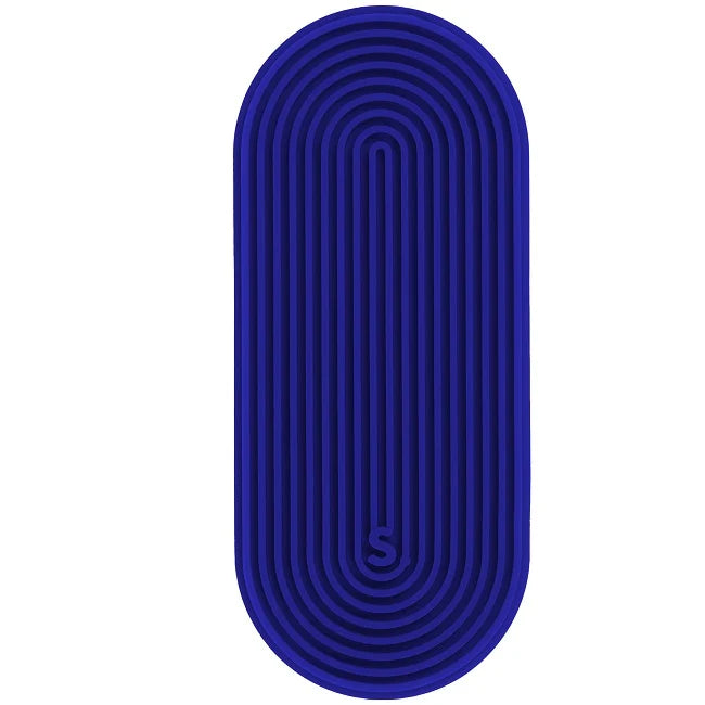 Siliconen sensorische sticker Slabs Tab Groove Blue