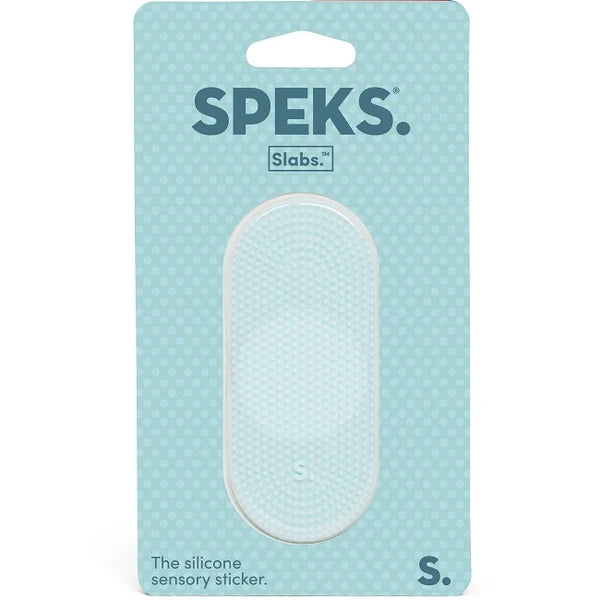 Siliconen sensorische sticker Slabs Tab Static Teal