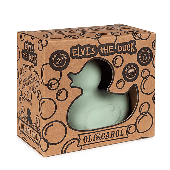 Rubberen Badeendje | Elvis Small Ducks Monochrome Mint