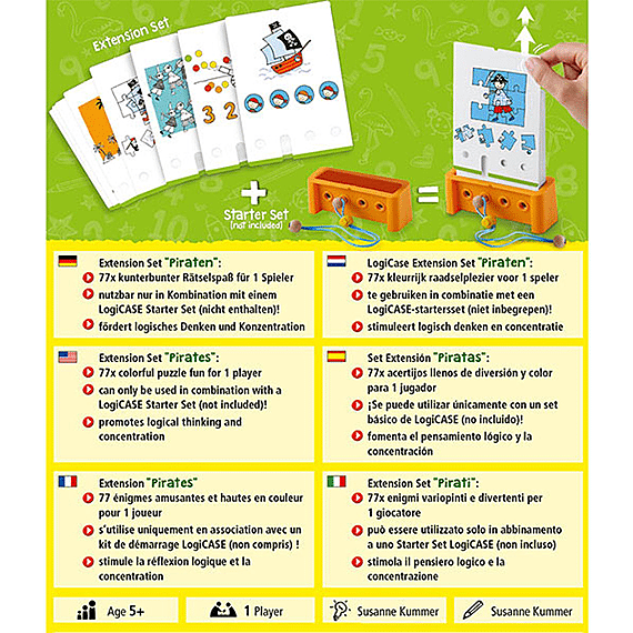 Uitbreidingsset Logicase Denkspel - Piraten