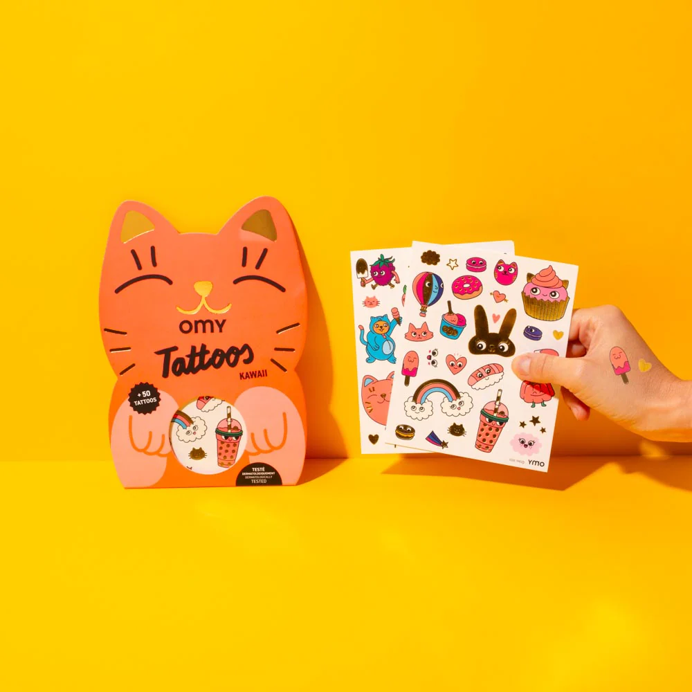 Set plak tattoos Body Art - Kawaii