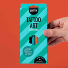 Set van 3 tattoo pennen Tattoo Art Flower Power