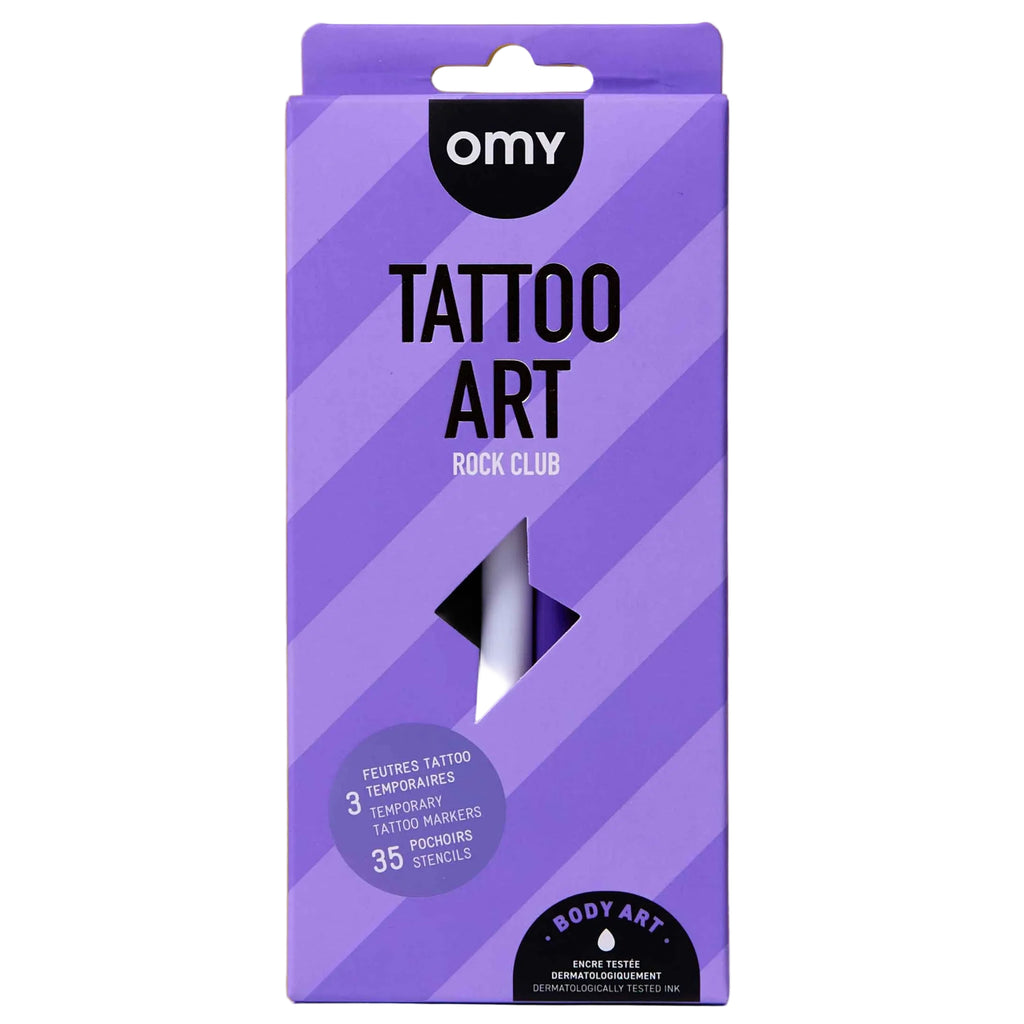 Set van 3 tattoopennen Tattoo Art Rock Club