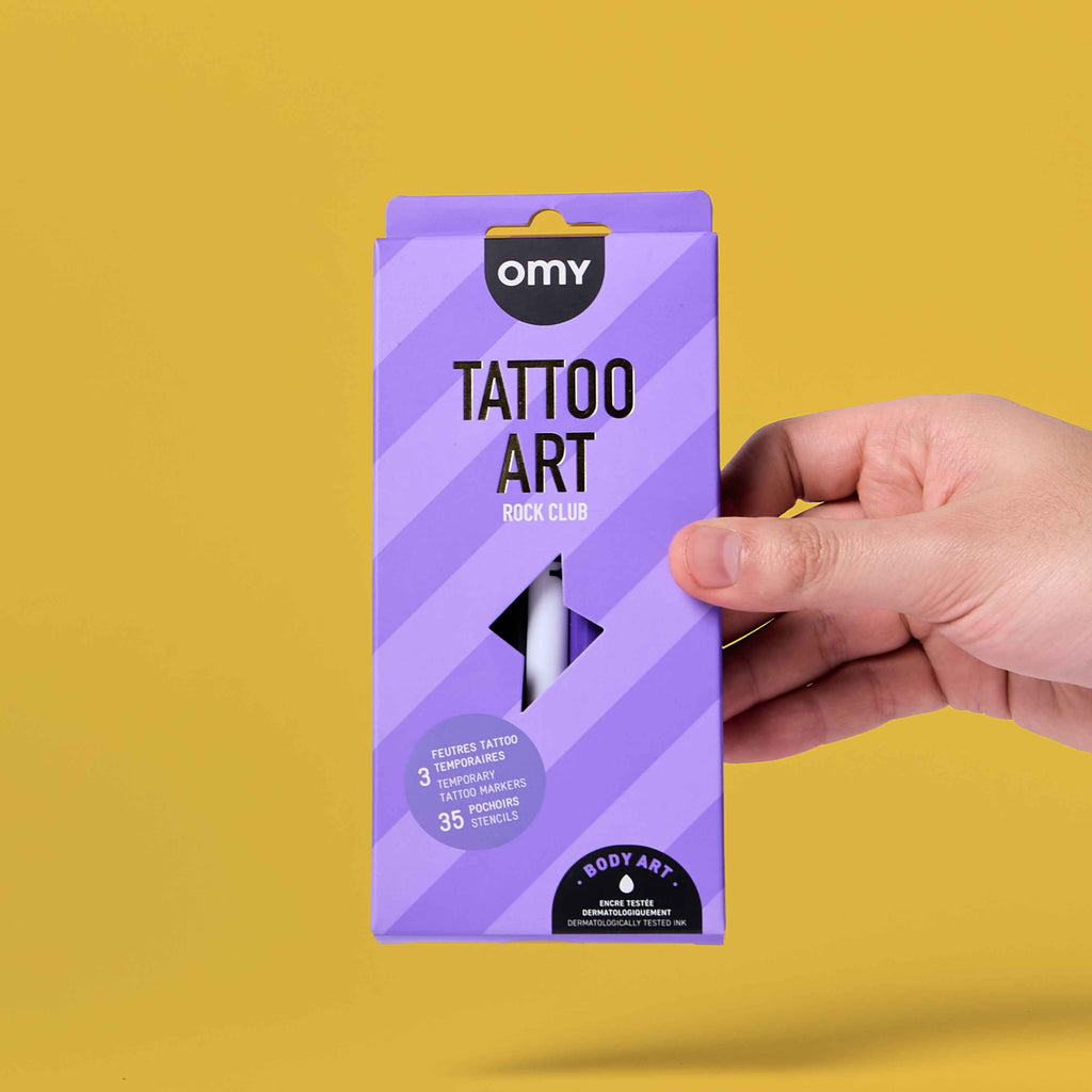 Set van 3 tattoopennen Tattoo Art Rock Club