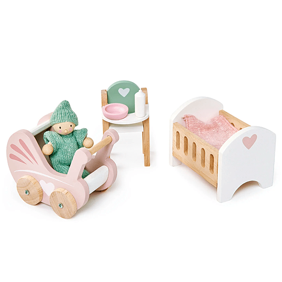 Set Poppenhuismeubels - Babykamer