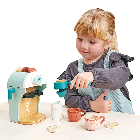 Houten Koffiemachine - Babyccino Maker