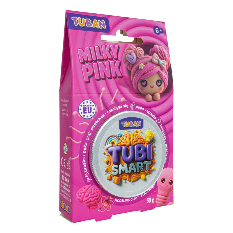 Slimme klei Tubi Smart - Milky Pink