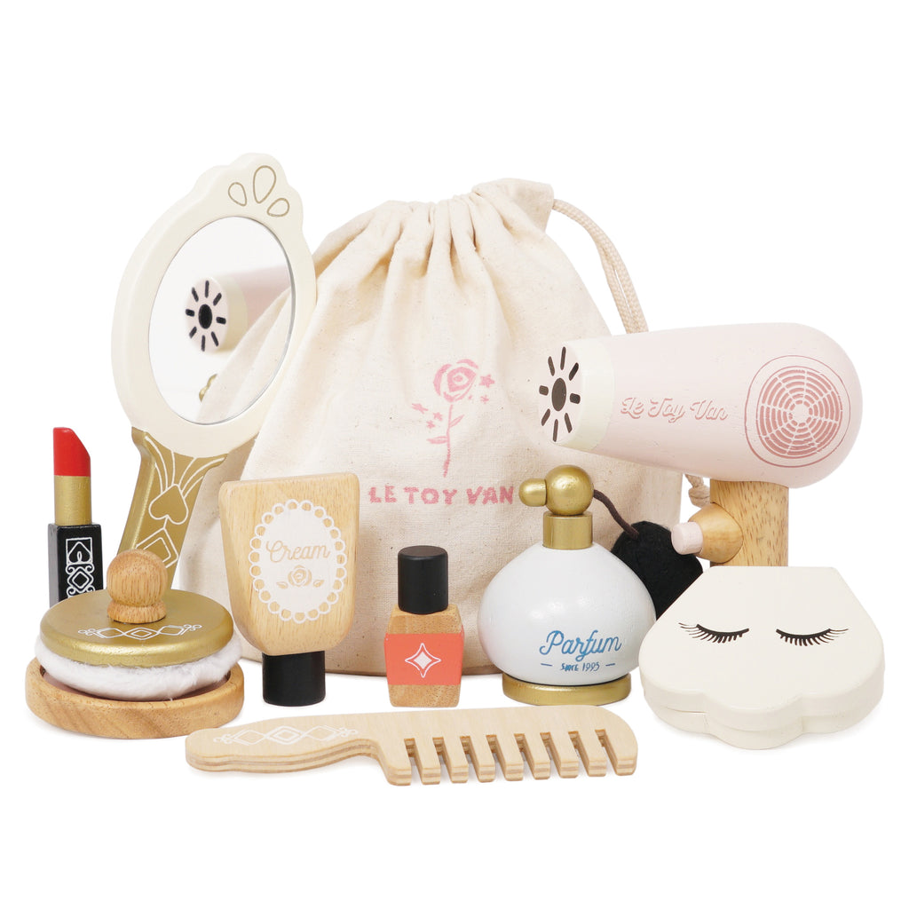 Houten beautyset