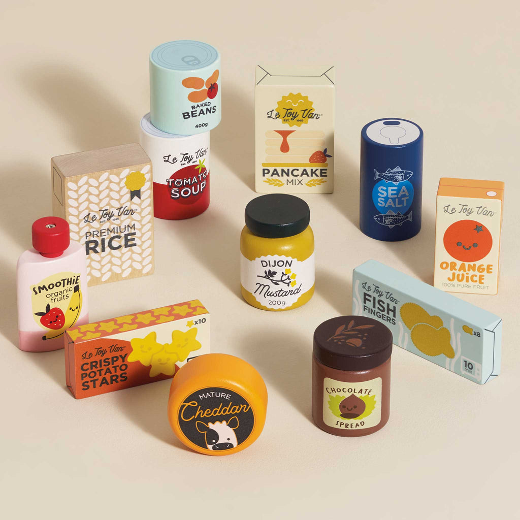 Les courses au supermarché