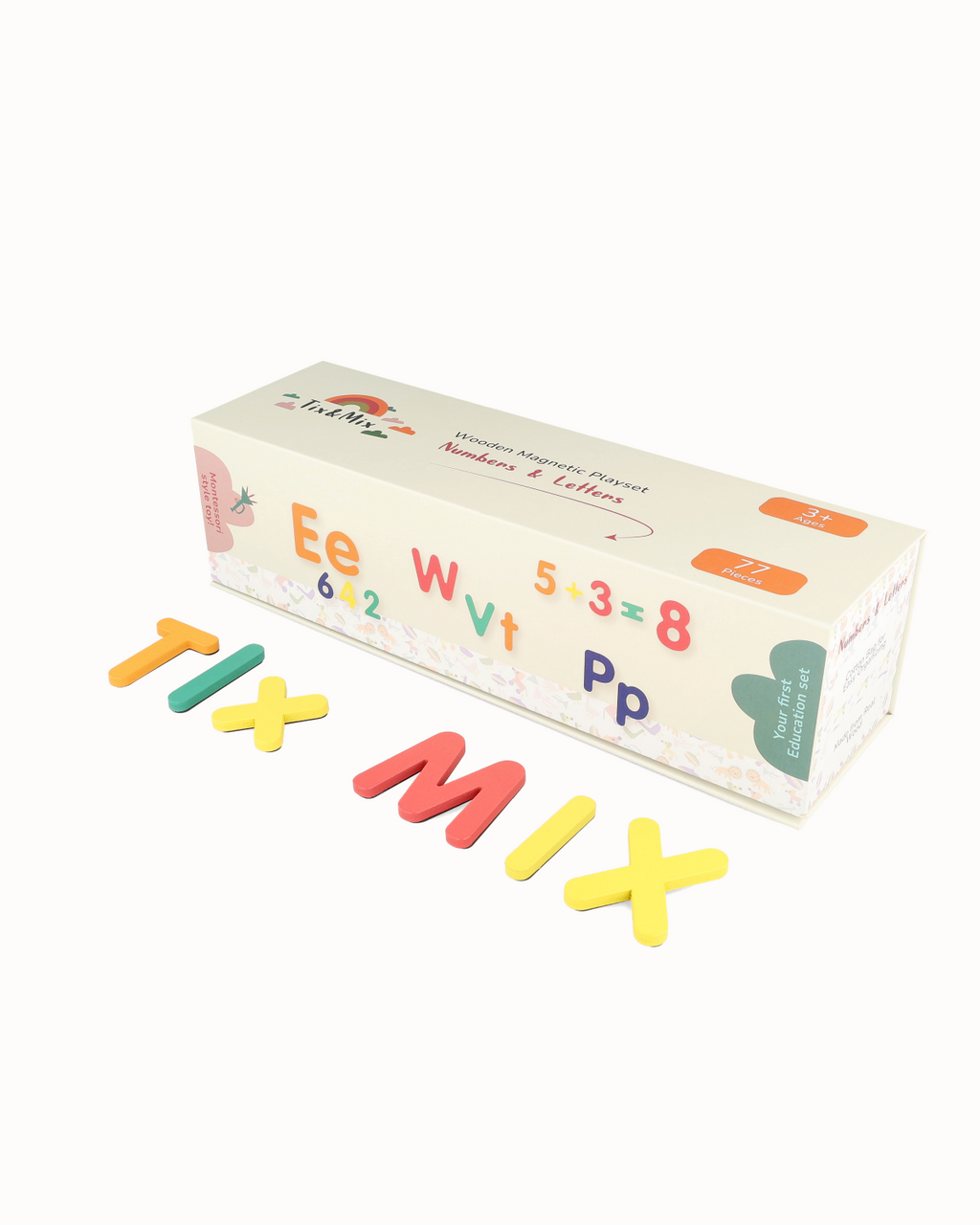Magnetische letters en cijfers - set van 77
