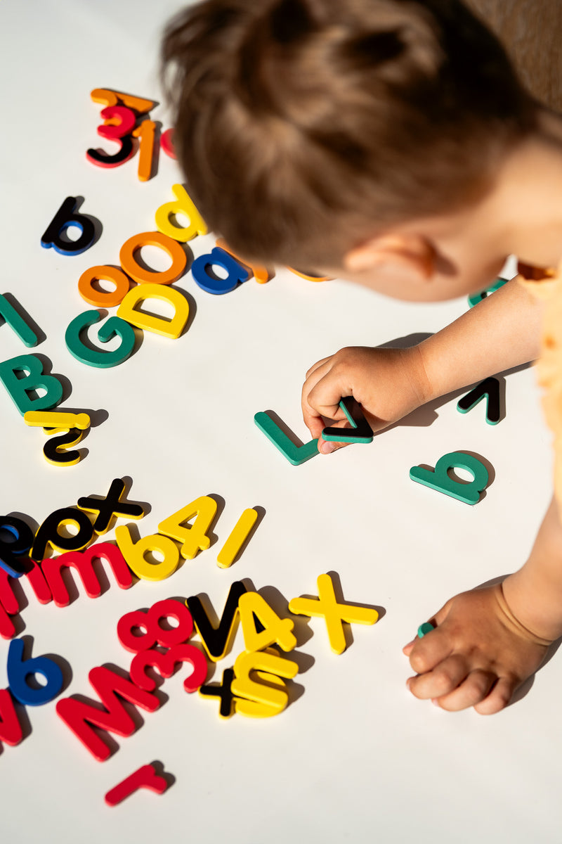 Tix&Mix magnetic playset numbers and letters 77pc