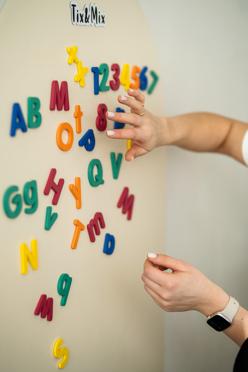 Magnetische letters en cijfers - set van 77