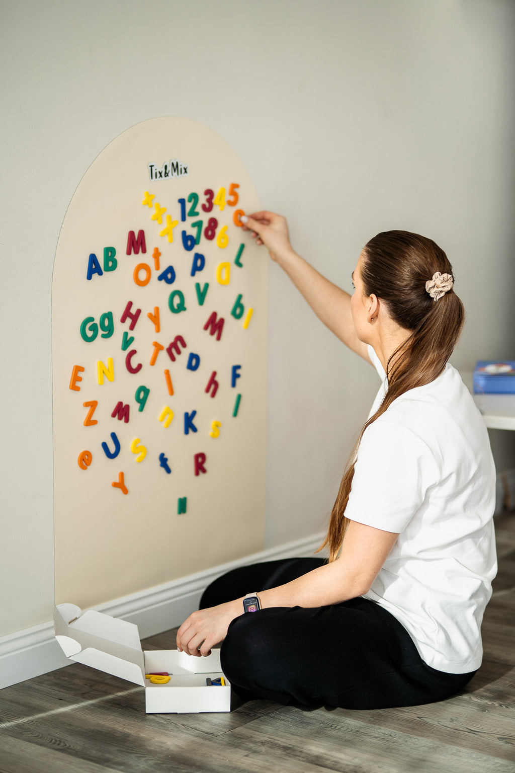 Magnetische letters en cijfers - set van 77