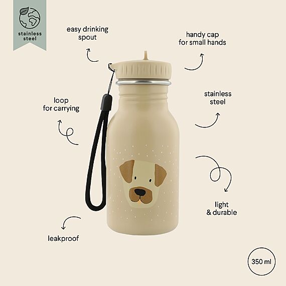 Stalen Drinkfles Mr. Dog - 350 Ml