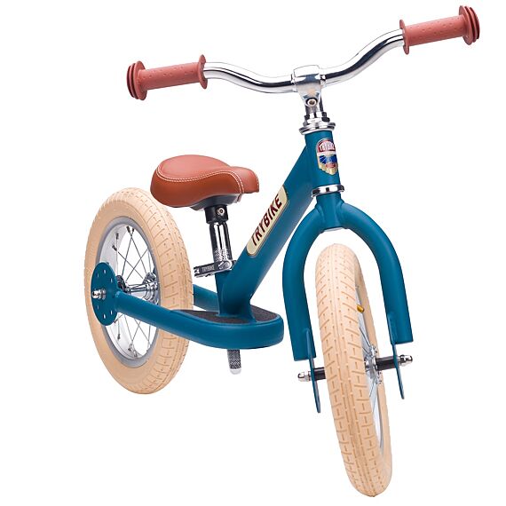 Stalen Loopfiets Trybike Vintage Blue Matt