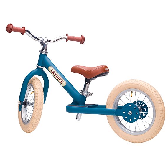 Stalen Loopfiets Trybike Vintage Blue Matt