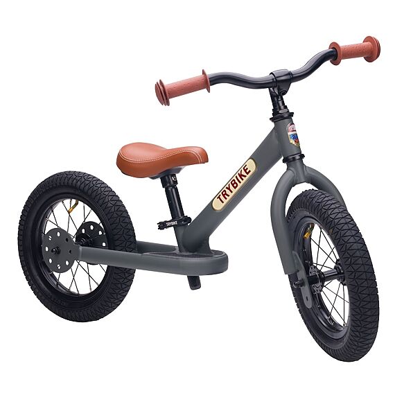 Stalen Loopfiets Trybike Grey Matt