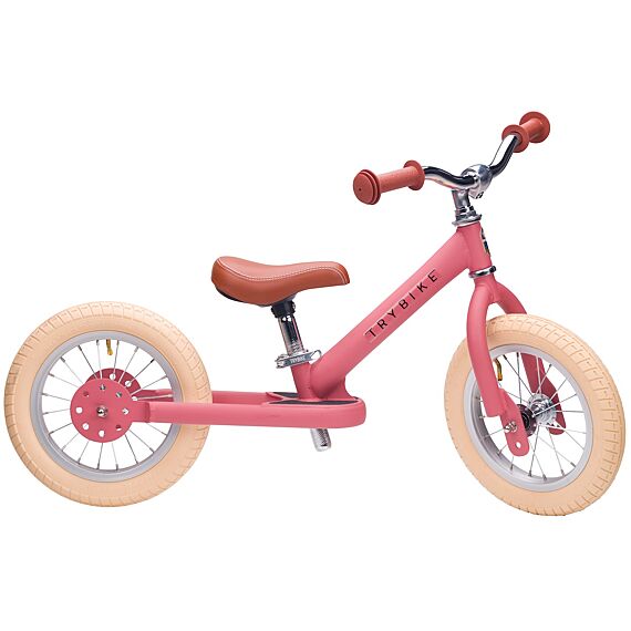 Stalen Loopfiets Trybike Vintage Pink Matt