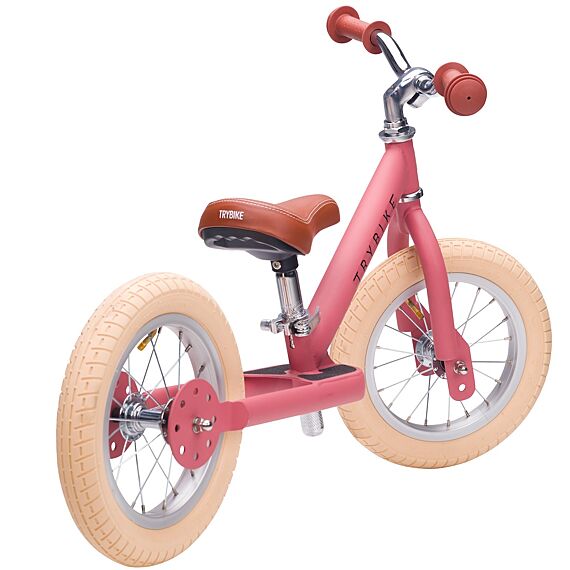 Stalen Loopfiets Trybike Vintage Pink Matt