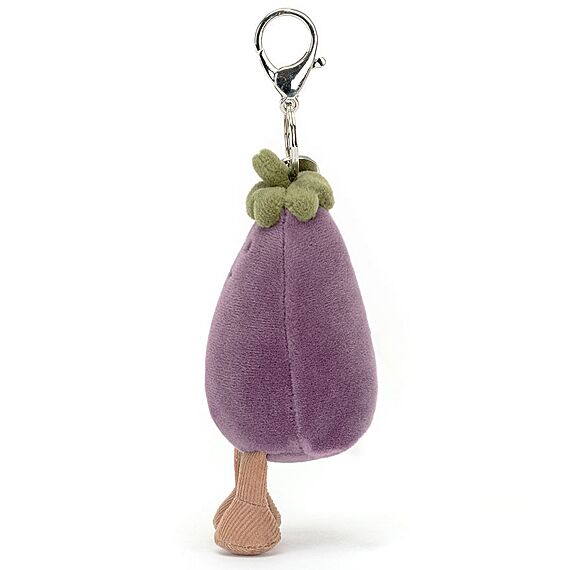 Sleutelhanger Vivacious Aubergine Bag Charm - 17 cm