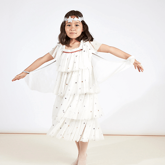 Verkleedjurk Sequin Tulle Angel Dress Up | 5-6 Jaar