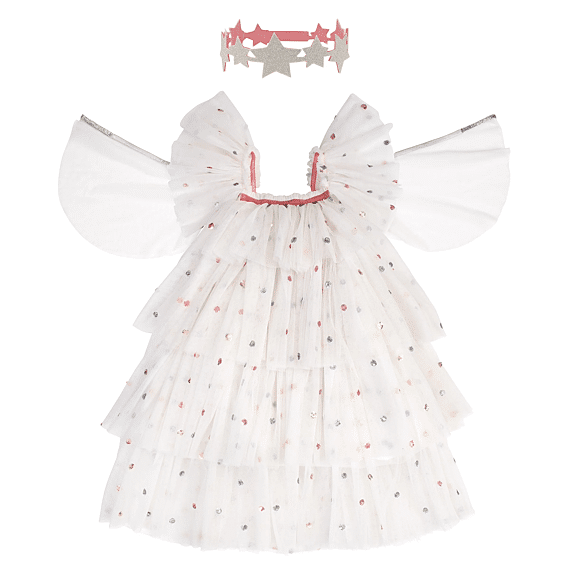 Verkleedjurk Sequin Tulle Angel Dress Up | 5-6 Jaar