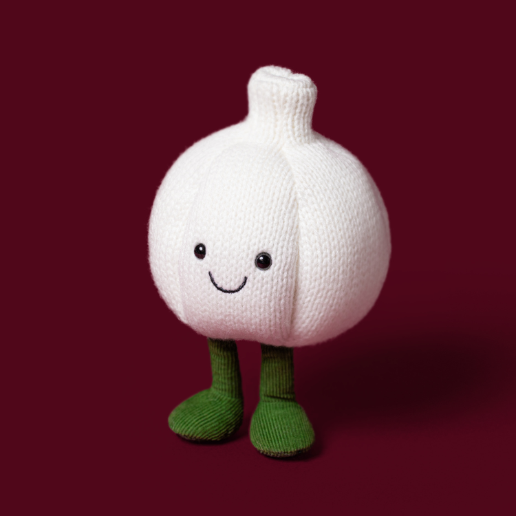 Knuffel Look Amuseables Garlic - 15 cm